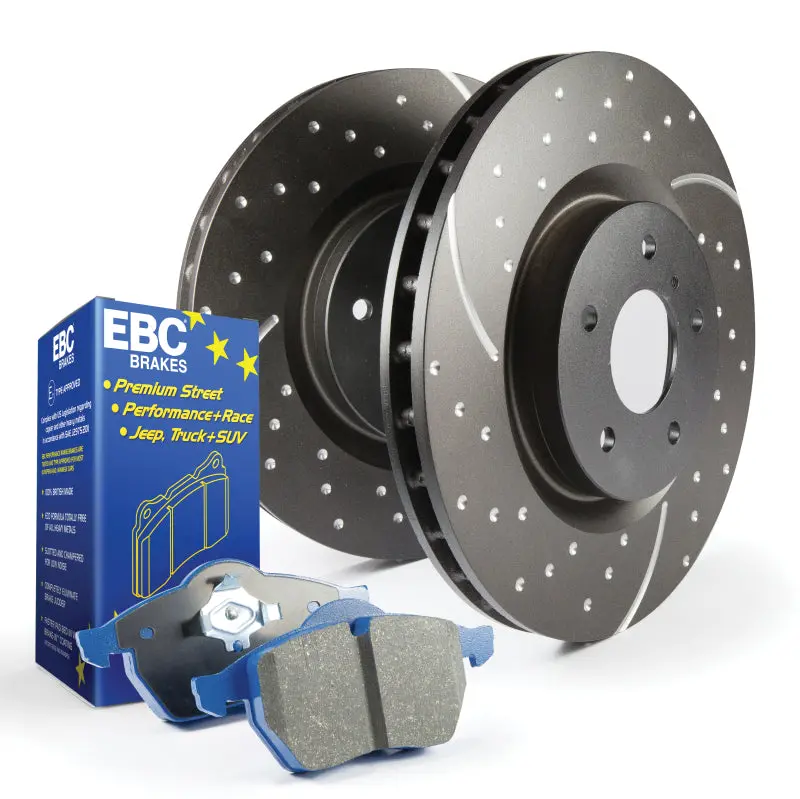 Ebc Bluestuff Brake Pad And Gd Drilled Rotor Kit (S6 Series) – Street & Track Optimized 1