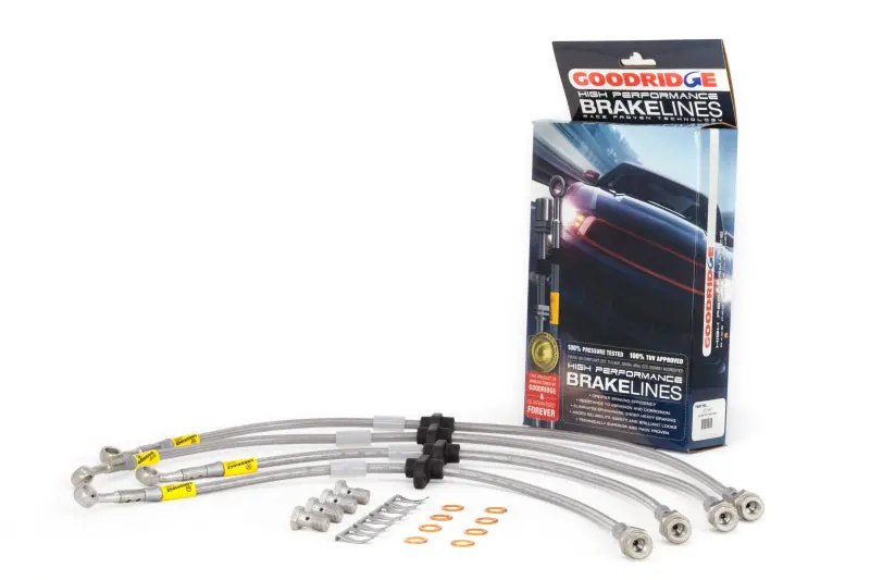 Goodridge Stainless Steel Brake Line Kit For 2002–2006 Acura Rsx Type-S 1
