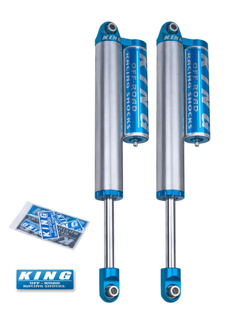 King Shocks 2.5In Piggyback Rear Reservoir Shocks For 2000–2010 Chevrolet Silverado 2500/3500 (Pair) 1