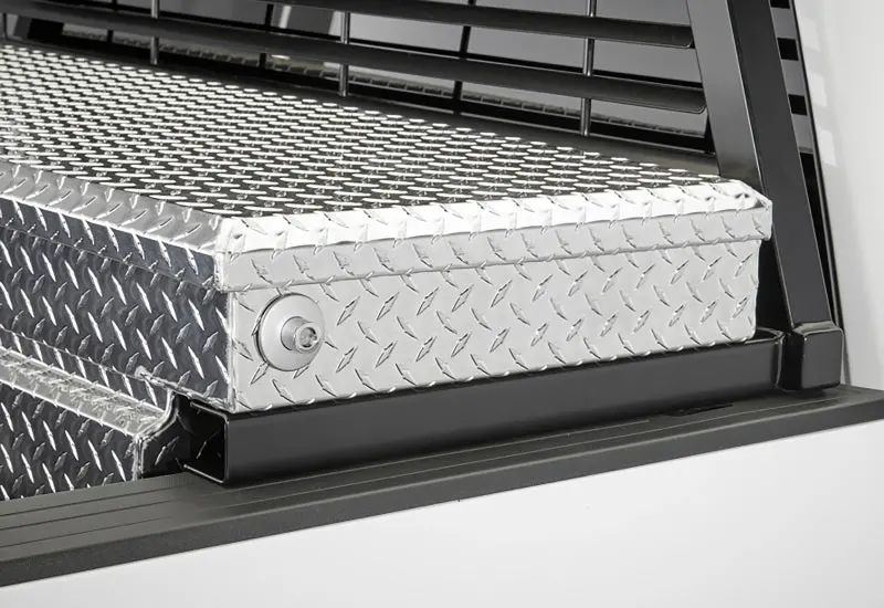 Backrack No-Drill Aluminum Toolbox For 2015+ Ford F-150 – 21" Width, Includes Mounting Hardware 1