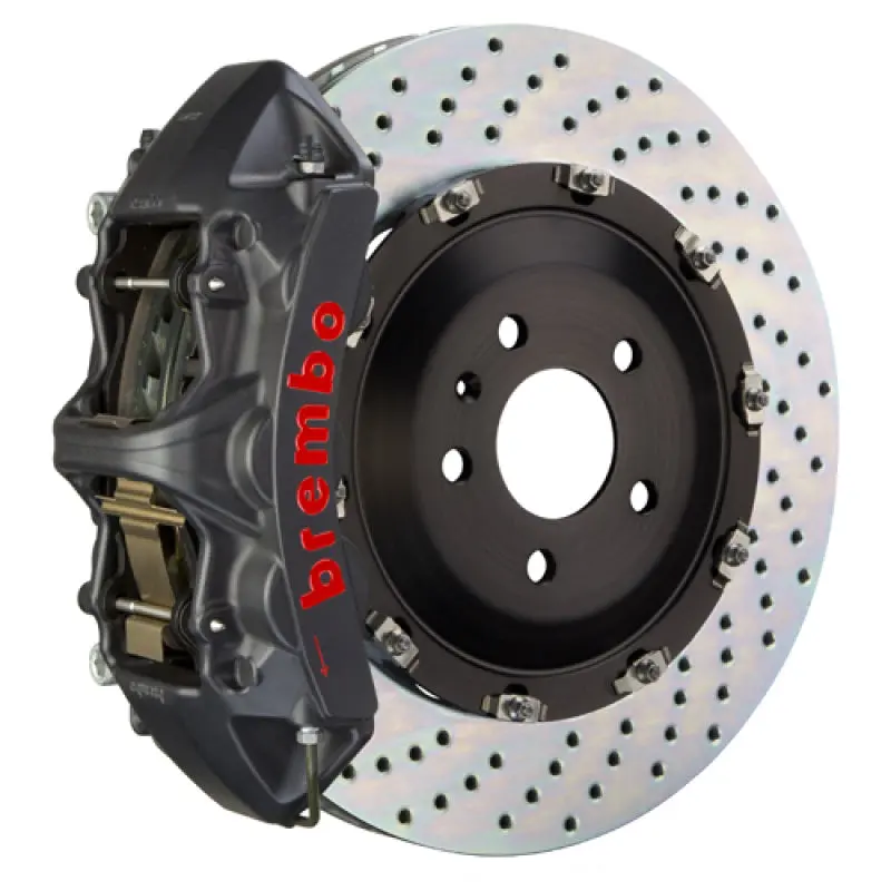 Brembo Gts Big Brake Kit For 2009–2015 Cadillac Cts-V – Front 6-Piston Calipers With Drilled 405X34Mm Two-Piece Rotors 1