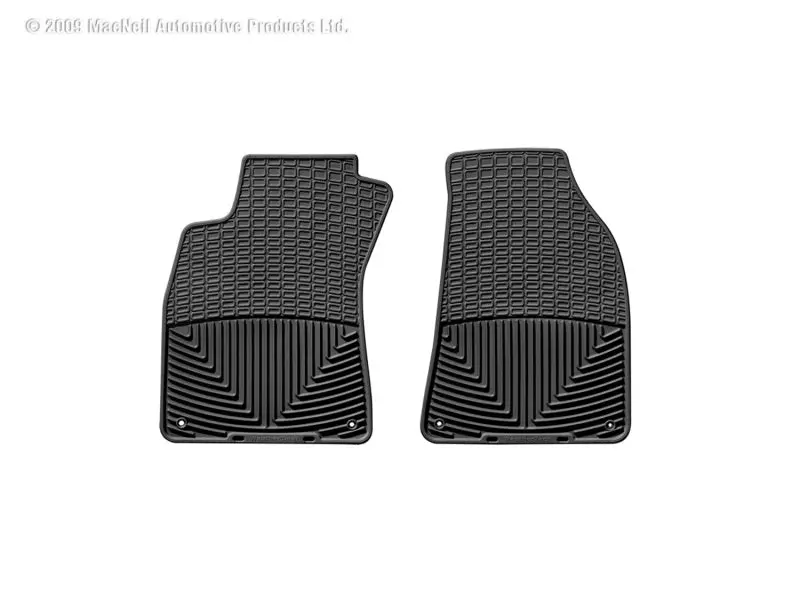 Weathertech Front Rubber Floor Mats For 1995–2004 Audi A6 Sedan – Black 1