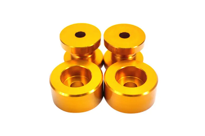 Isr Performance Solid Differential Mount Bushings – Gold-Anodized For Nissan S14/S15 Chassis 1