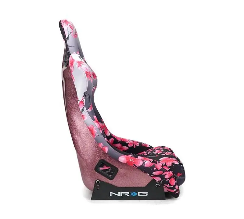 Nrg Frp Bucket Seat – Japanese Cherry Blossom Edition With Pink Pearlized Back (Medium) 1
