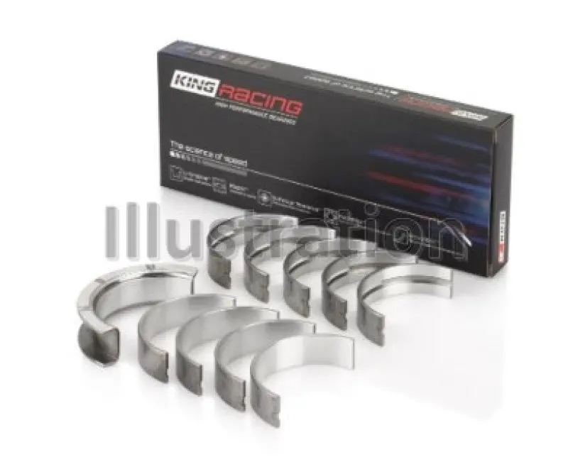 King Bi-Metal Main Bearing Set For Gmc Ls1, Ls6 & Ls3 Engines (Stdx Size) 1