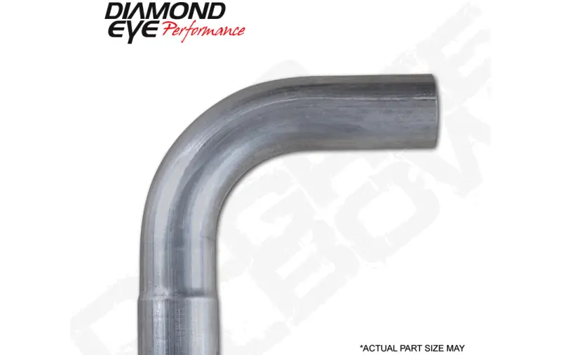 Diamond Eye 5-Inch Diameter 90-Degree Elbow Pipe – 5.5" Centerline Radius, Aluminum 1