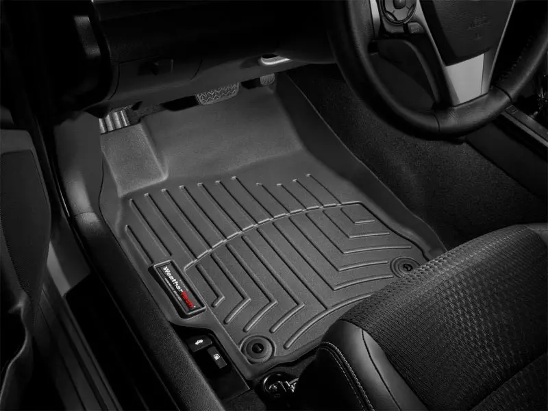 Weathertech Front Floorliner – Black Heavy-Duty Interior Mat 1