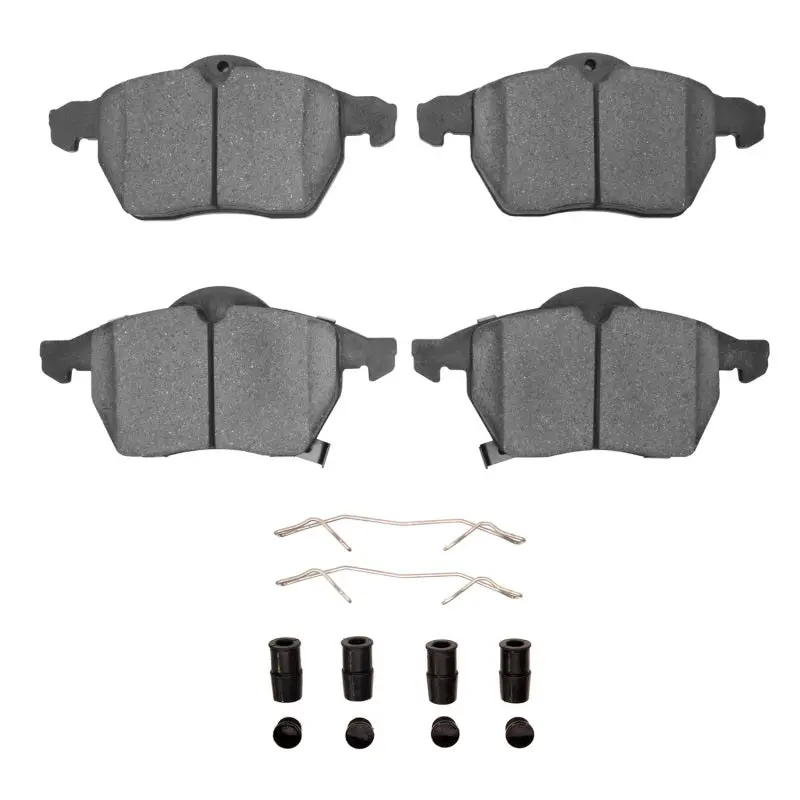 R1 97-10 Saab 900 Front Semi Met Pads & Hardware Kit 1