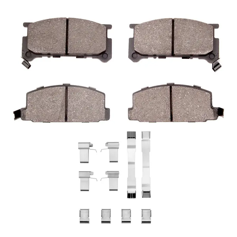 R1 Optimum Oe Brake Pad & Hardware Kit – Front For 1980–1989 Subaru Glf 1