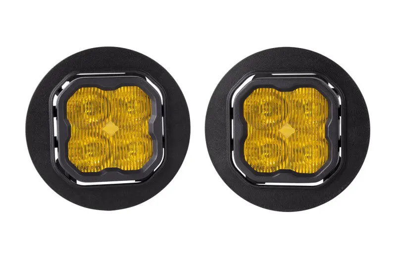 Diode Dynamics Ss3 Pro Sae Yellow Fog Light Kit With Abl Technology 1