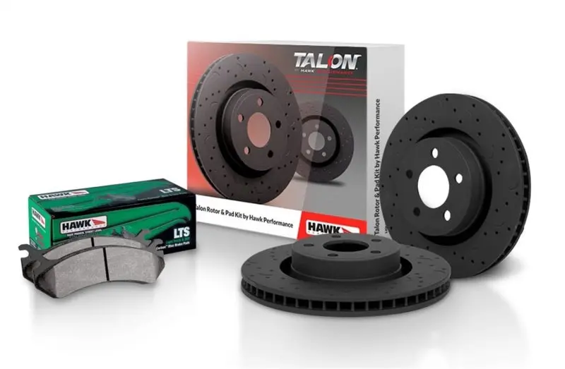 Hawk Talon Slotted & Drilled Brake Rotors 2