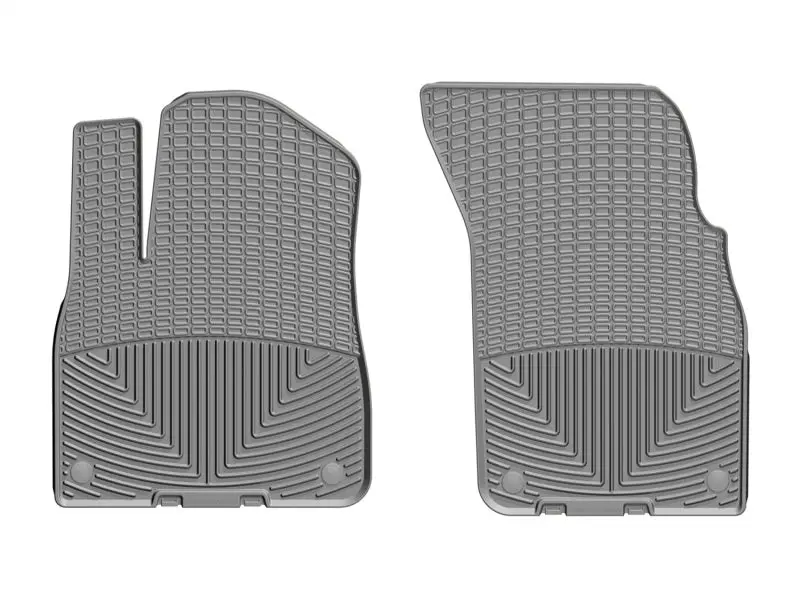 Weathertech Front Floor Mats For 2017–Present Audi Q7 – Premium Rubber Construction In Grey 1