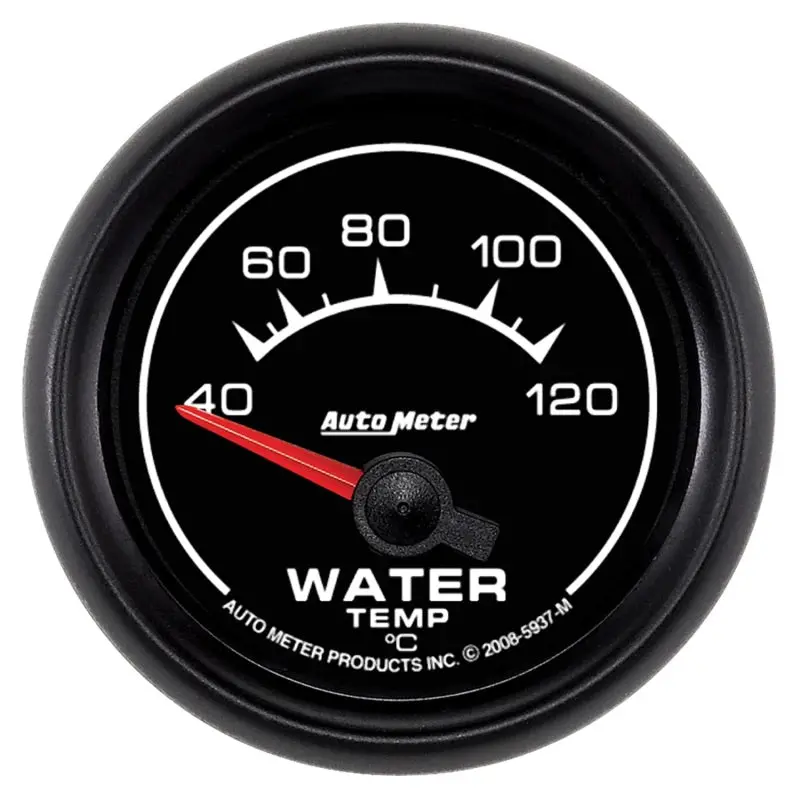 Autometer 52Mm Electric Water Temperature Gauge – Short-Sweep, 40–120°C 1