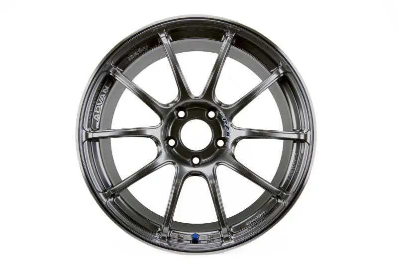 Advan Rz-Ii 18X8.0 Inch Hyper-Black Racing Wheel – 5X100Mm Bolt Pattern, +48Mm Offset 1
