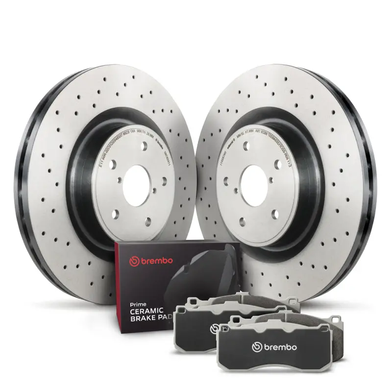 Brembo Oe 97-00 Ford Expedition/2000 F-150/98-02 Lincoln Navigator Front Disc Brake Kit 1