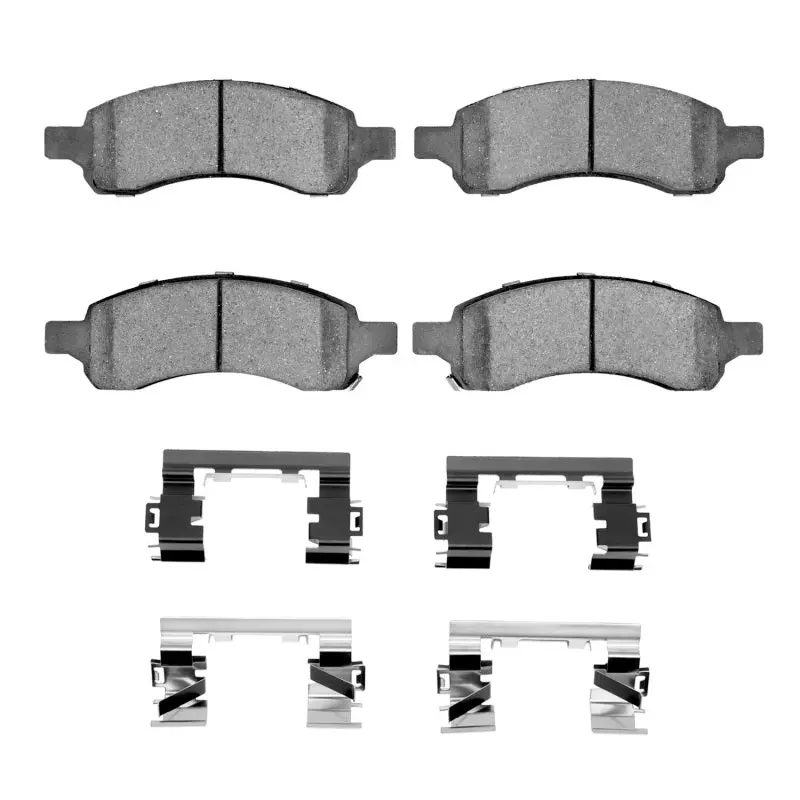 R1 Front High-Performance Brake Pad & Hardware Kit For 2006–2012 Buick Rainier (Off-Road & Tow Use) 1