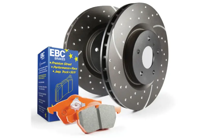 Ebc S8 Brake Kit: Orangestuff Pads + Gd Rotors For Track-Ready Braking 2