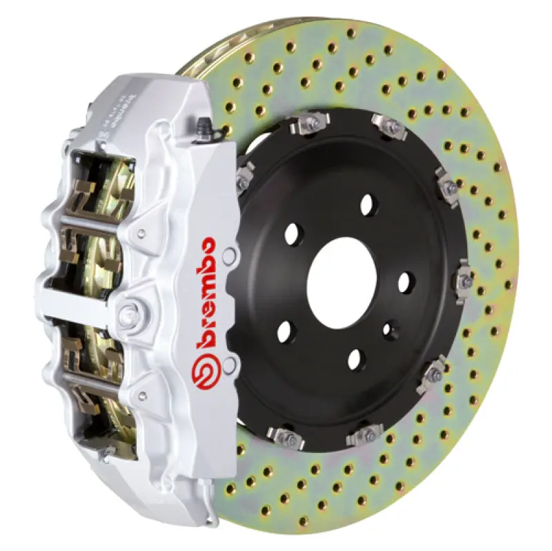 Brembo Gt Big Brake Kit For 2021+ Toyota Sienna (Xl40) – Front 6-Piston Calipers, 380X34Mm Drilled Rotors 1