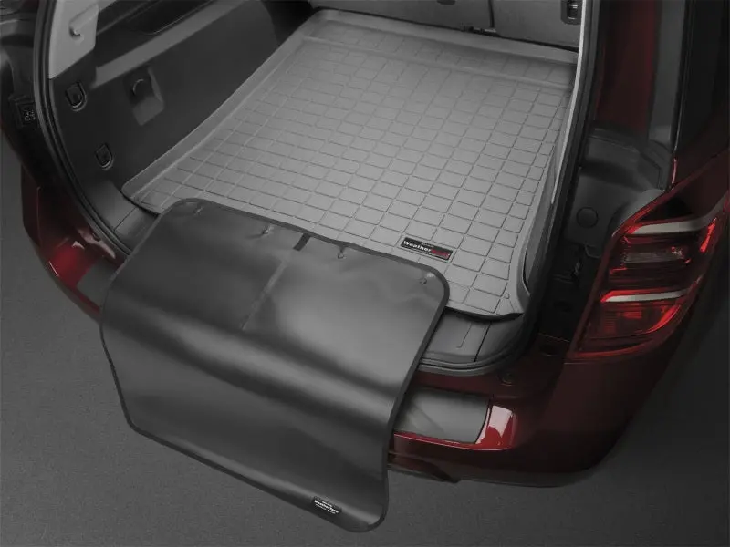 Weathertech Custom Cargo Liner With Rear Bumper Protector For 2018+ Volkswagen Tiguan – Gray 1
