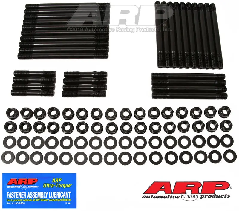 Arp Exhaust Stud Kit For Chevrolet Big Block Mkiv Engines With Merlin Cylinder Heads – Hex Head, Undercut Design 1