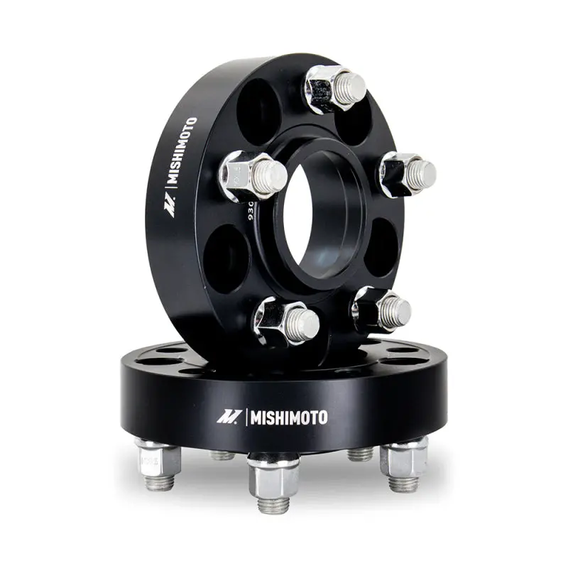 Mishimoto Wheel Spacers - 5X114.3 / 70.5 / 45 / M14 - Black 1