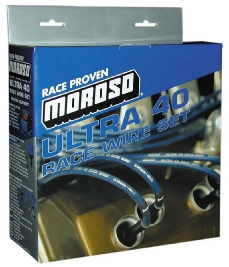 Moroso Ultra 40 Ignition Wire Set For Chevrolet Big Block – Unsleeved, Over-Valve, Red 1