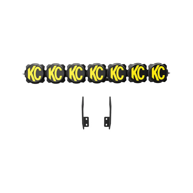 Kc Hilites Gravity Pro6 Led Light Bar Kit – 7-Light, Front Bumper Mount For 2011–2016 Ford Super Duty 1