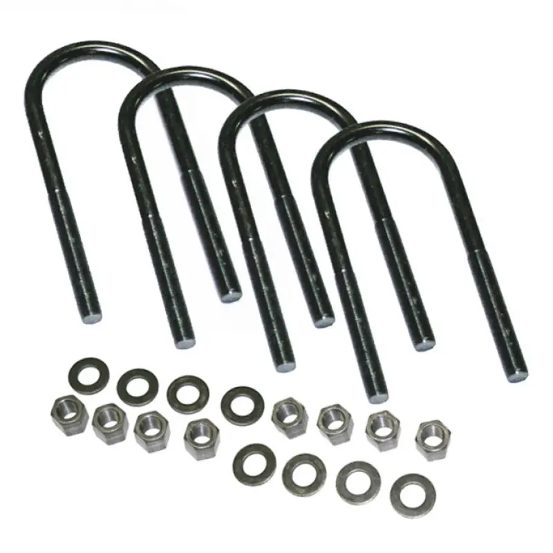 Superlift 5/8" X 3-3/8" X 8" Round U-Bolt Kit – 4-Pack With Mounting Hardware 2